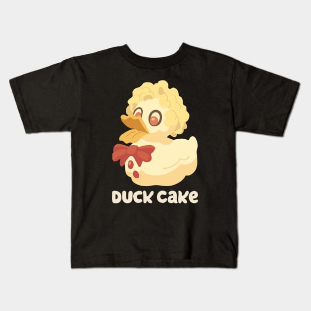 Duck cake Kids T-Shirt by valentinahramov